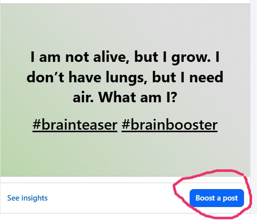 Boosting is the simplest way to promote a post